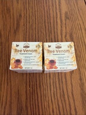 Bee Venom Treatment Cream - 2 Pack - White & Gold Packaging